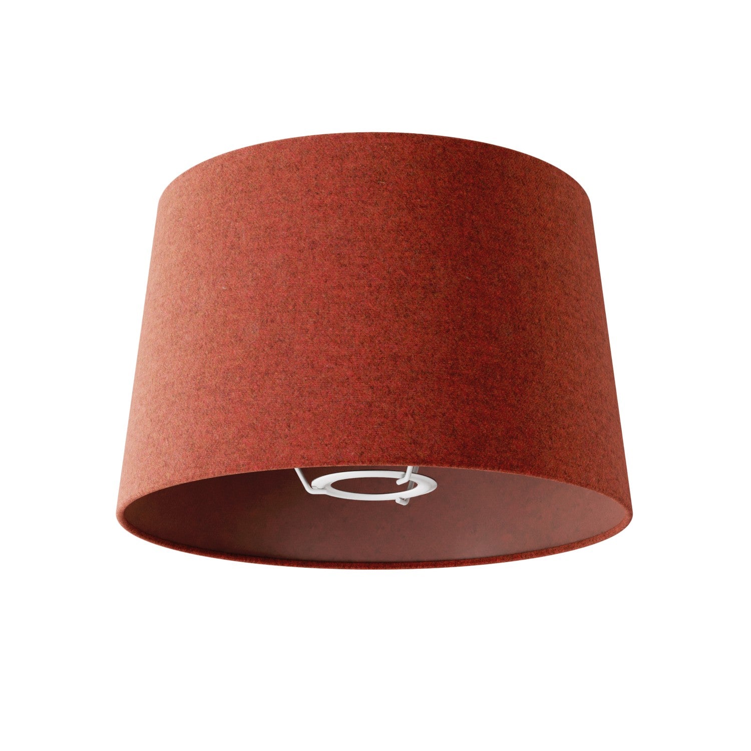 Paralume Athena con attacco E27 per lampada da tavolo - Made in Italy - Lana aragosta