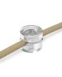 Fijación a pared pasacable universal para cable textil de sección grande 3x1 y 3x1,5 y para sistema EIVA - 2 piezas