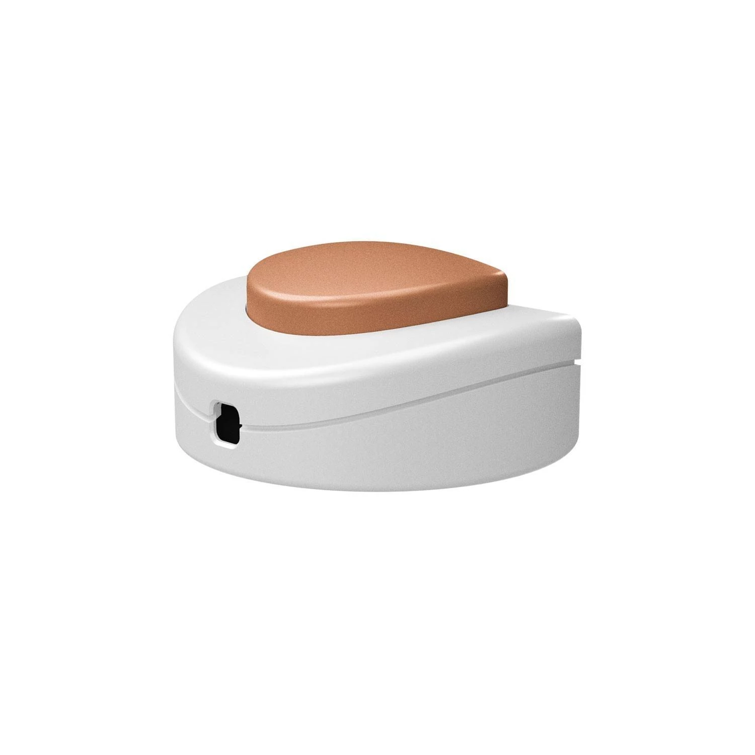 Interruptor de pie unipolar blanco