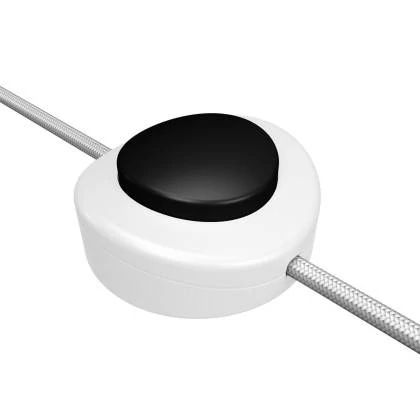 Interruptor de pie unipolar blanco