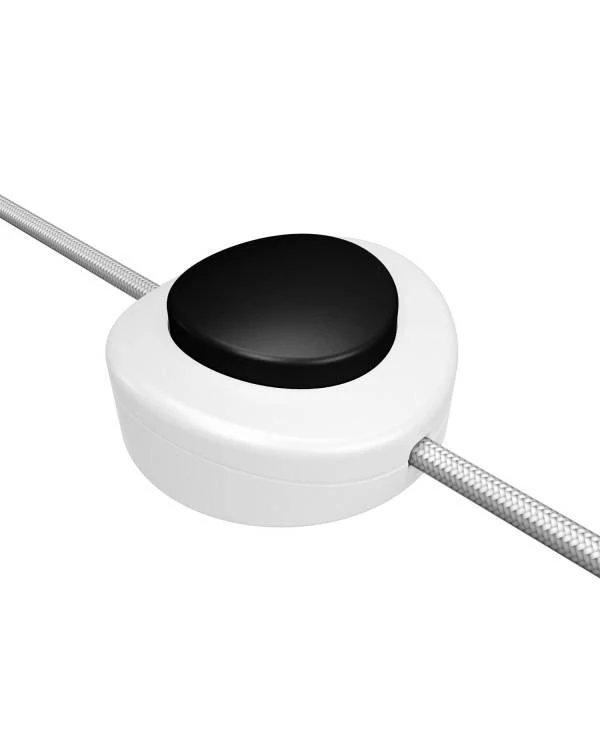 Interruptor de pie unipolar blanco