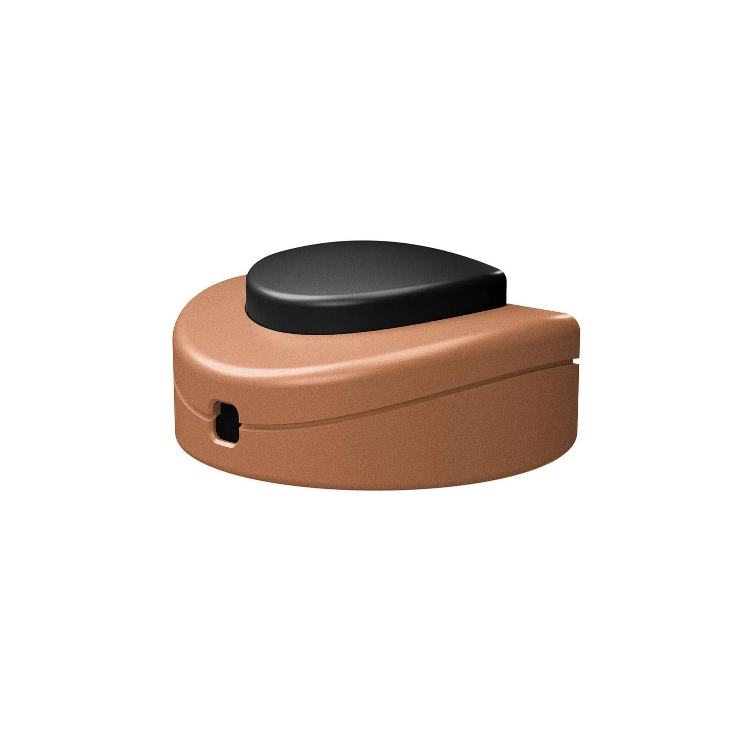 Interruptor de pie unipolar color cobre satinado