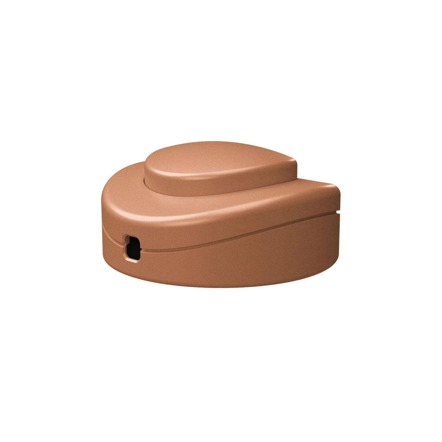 Interruptor de pie unipolar color cobre satinado