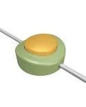 Interruptor de pie unipolar Creative Switch verde prado