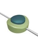 Interruptor de pie unipolar Creative Switch verde prado