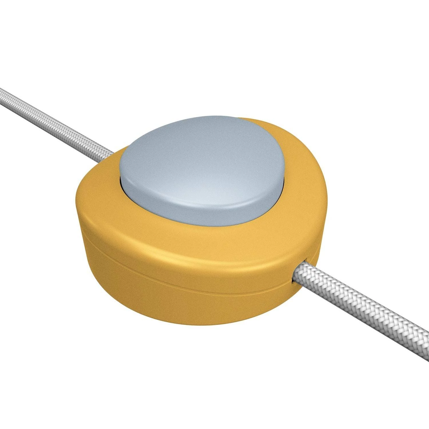 Interruptor de pie unipolar color mostaza