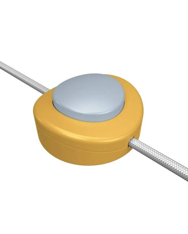 Interruptor de pie unipolar color mostaza