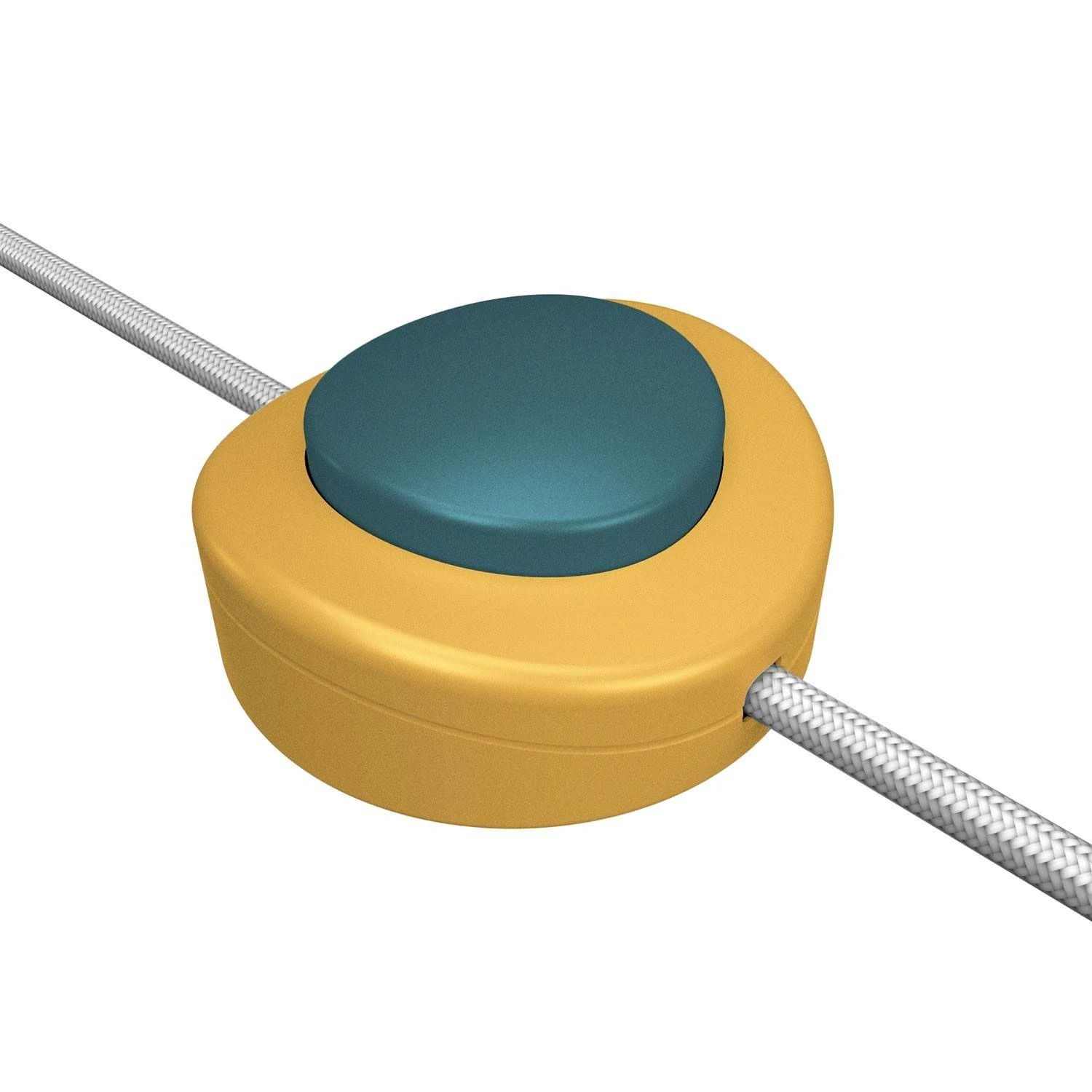 Interruptor de pie unipolar color mostaza