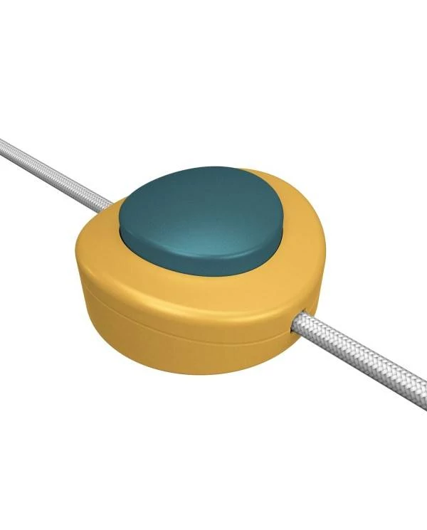 Interruptor de pie unipolar color mostaza