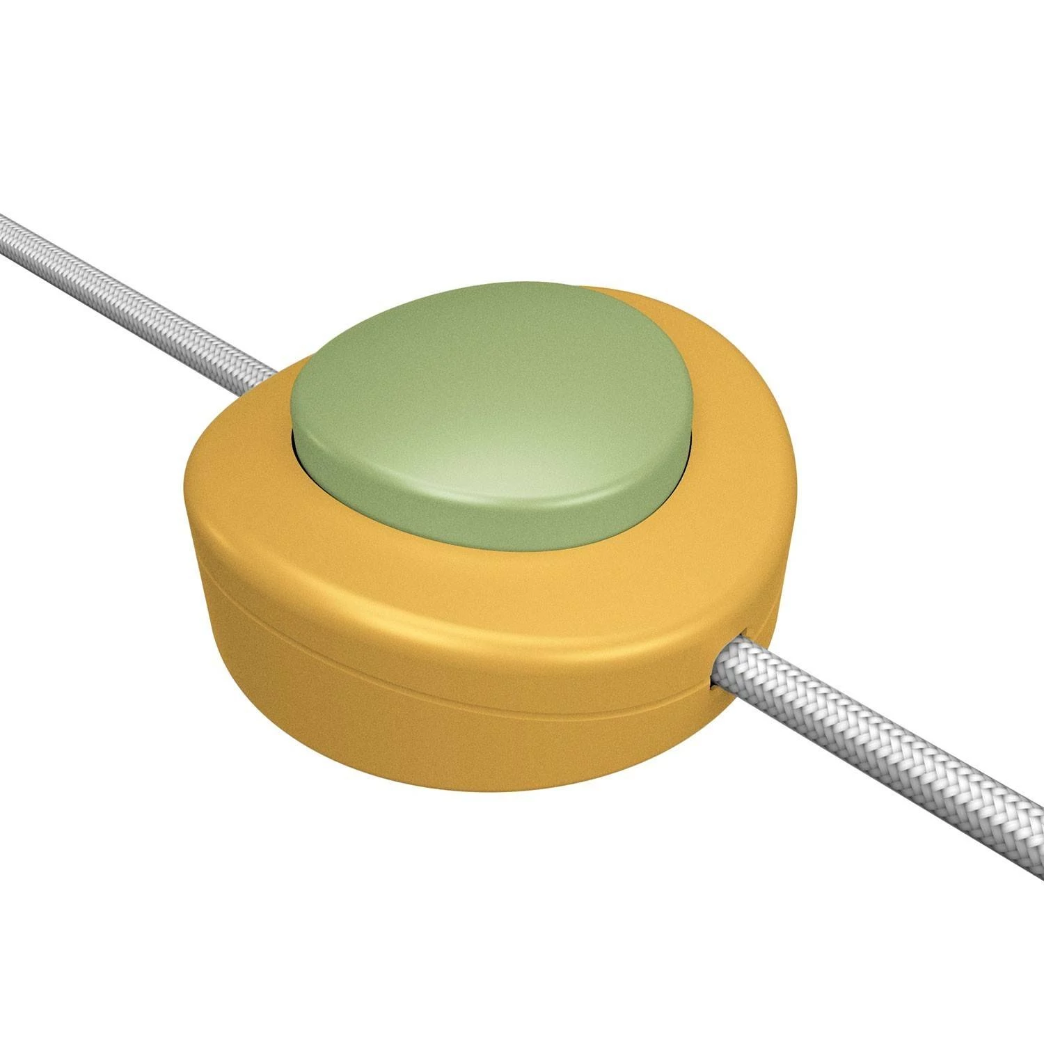 Interruptor de pie unipolar color mostaza