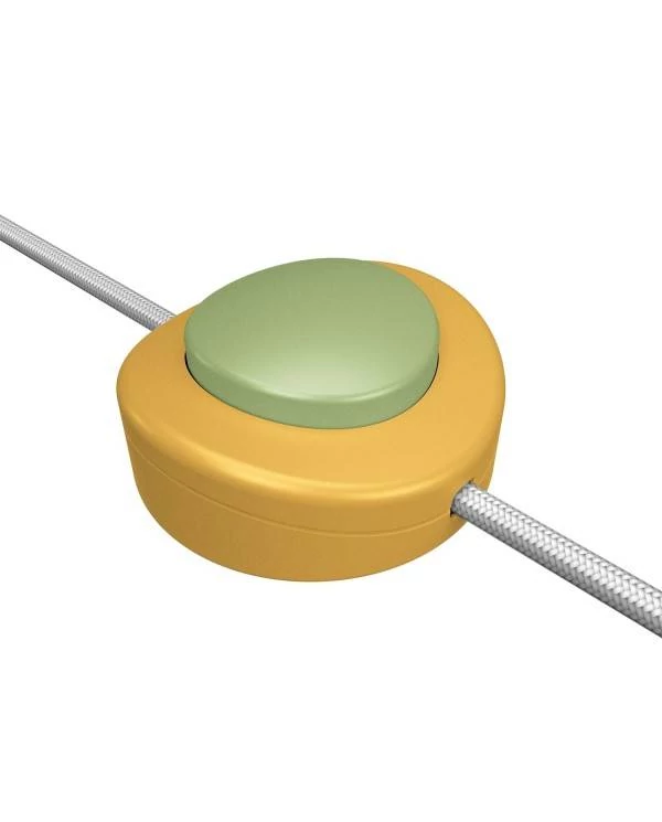 Interruptor de pie unipolar color mostaza