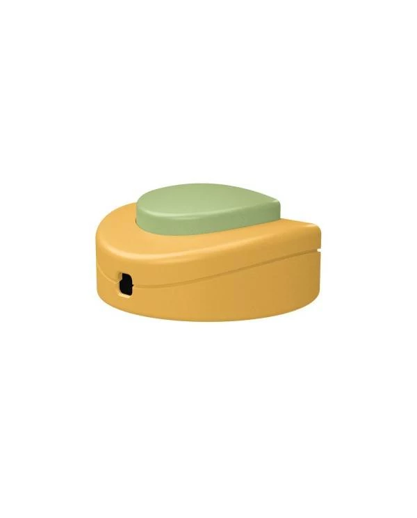 Interruptor de pie unipolar color mostaza