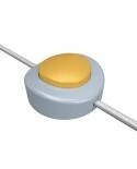 Interruptor de pie unipolar Creative Switch azul cielo