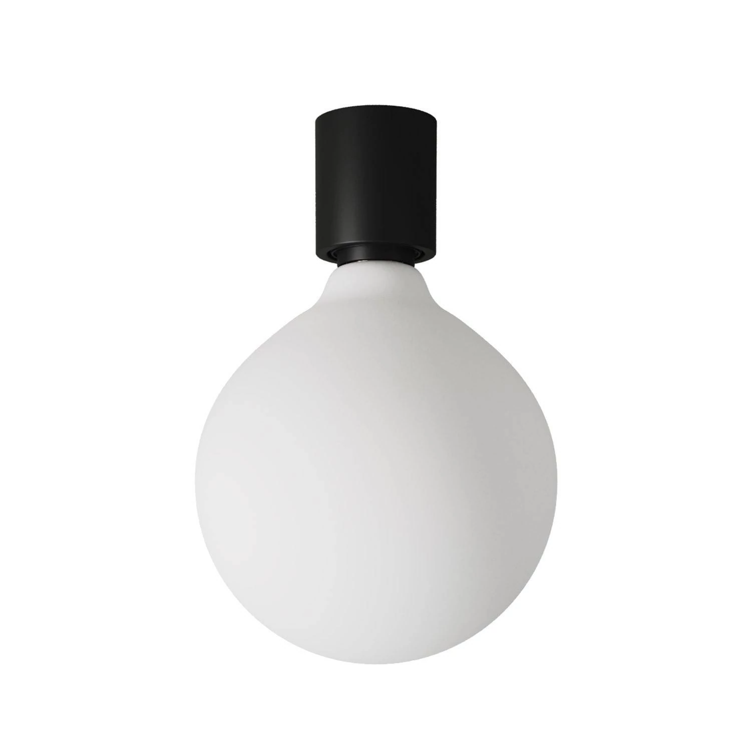 Aplique de pared con bombilla efecto porcelana IP44
