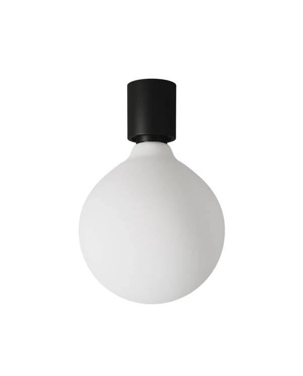 Aplique de pared con bombilla efecto porcelana IP44