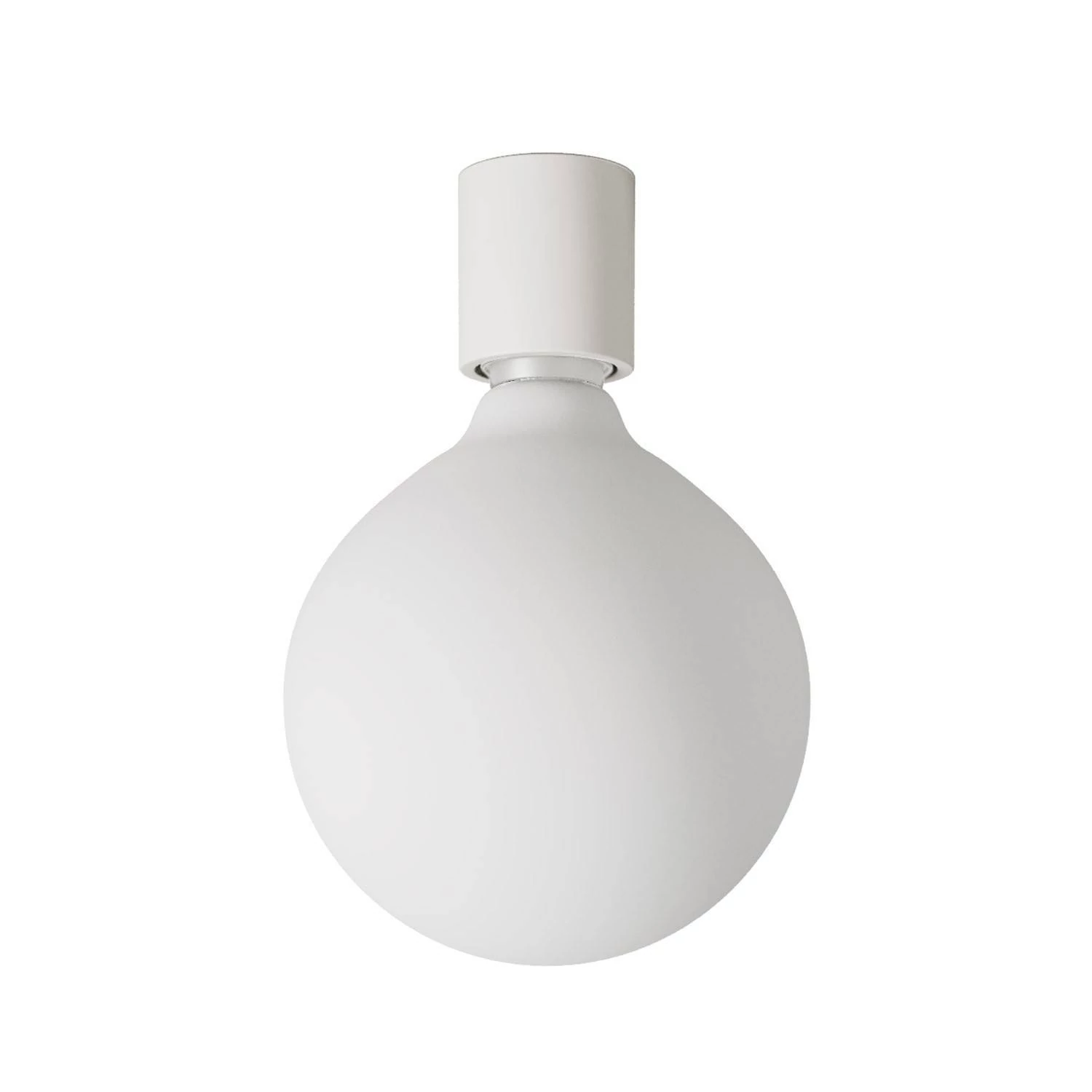 Aplique de pared con bombilla efecto porcelana IP44