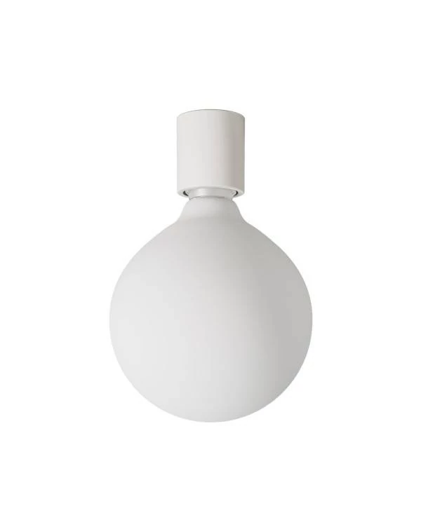 Aplique de pared con bombilla efecto porcelana IP44