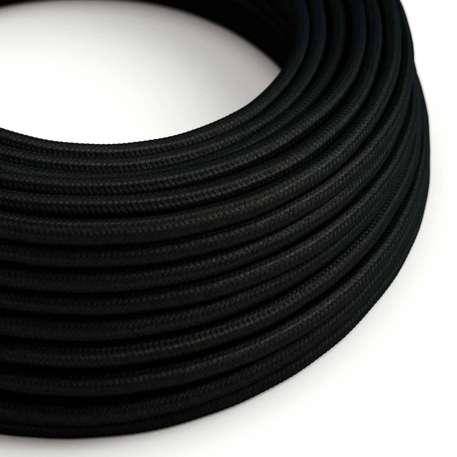 Cable textil silicona Ultra Suave negro 2x0,75