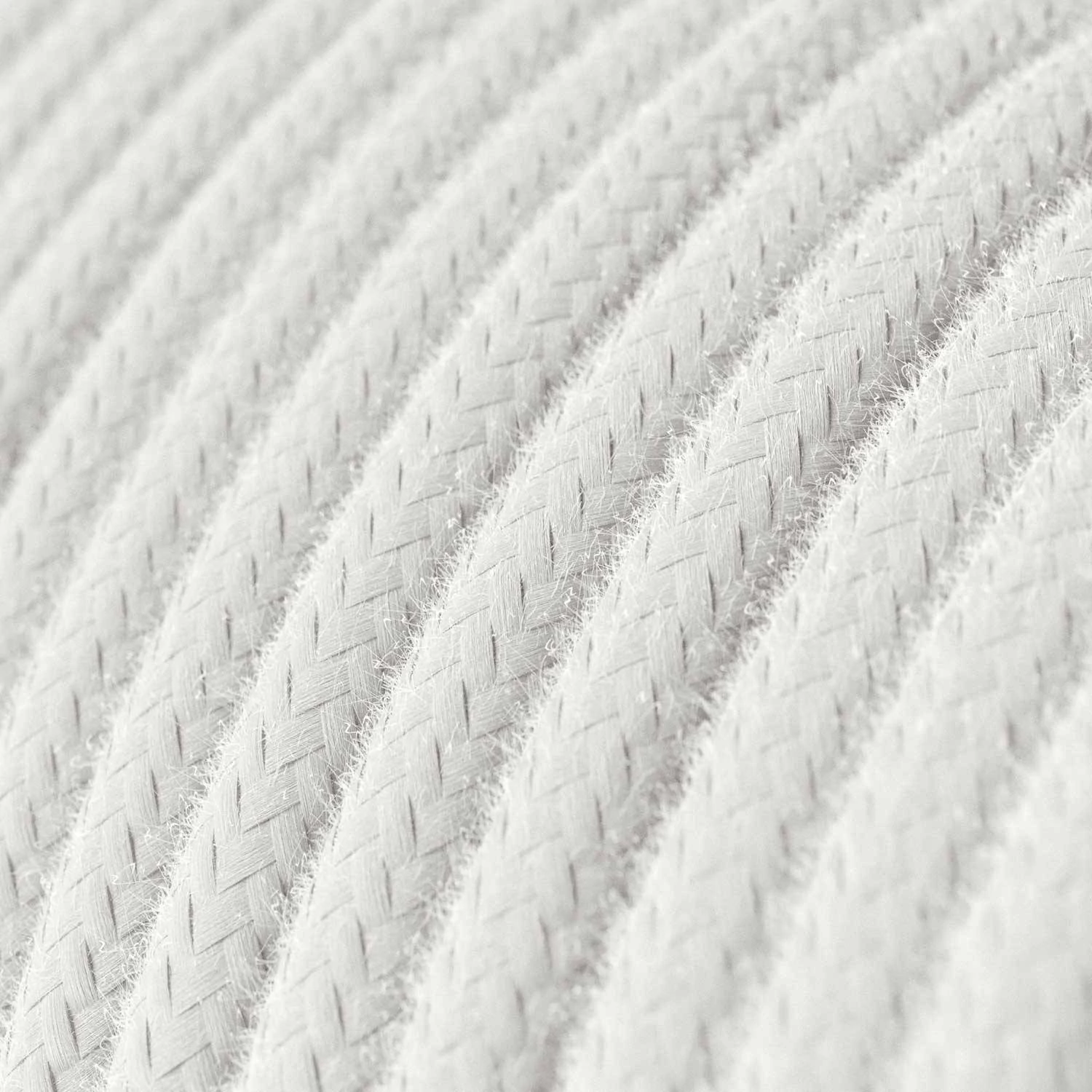 Cable Ultra Suave silicona recubierto de algodón blanco 2x0,75