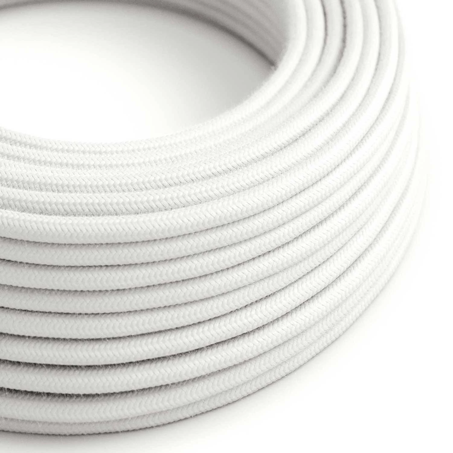 Cable Ultra Suave silicona recubierto de algodón blanco 2x0,75