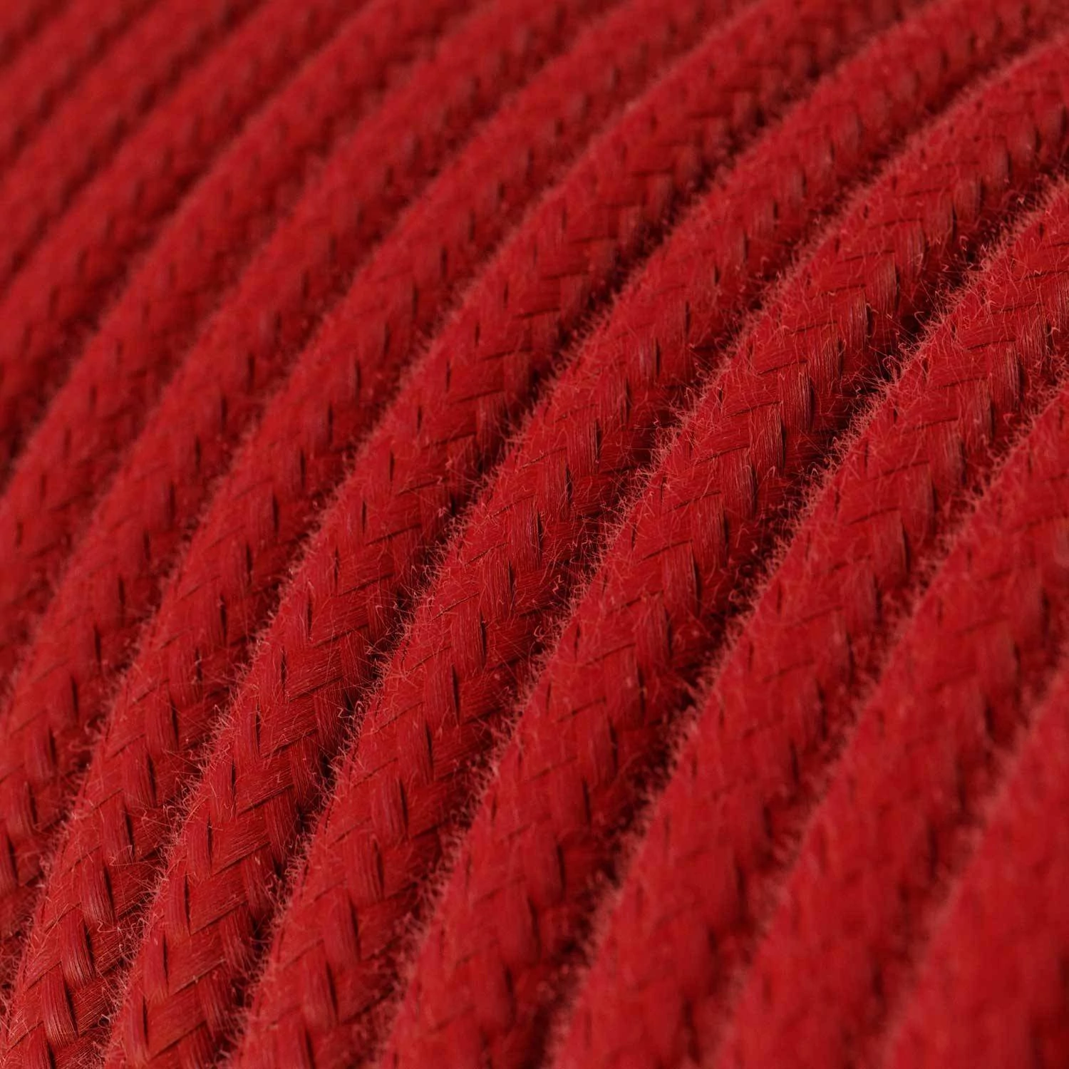 Cable Ultra Suave silicona recubierto de algodón rojo 2x0,75