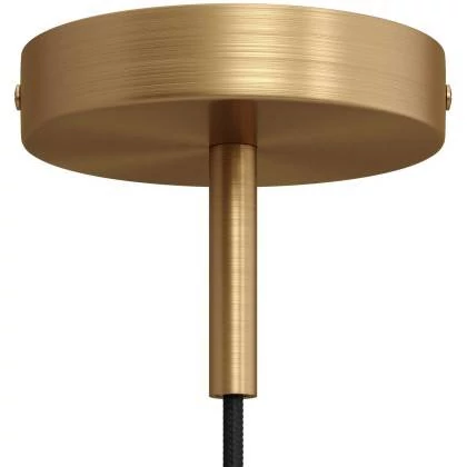 Kit rosetón cilíndrico de metal con prensaestopa de 7cm