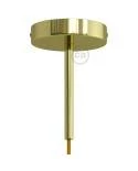 Kit rosetón cilíndrico de metal con prensaestopa de 15cm