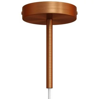 Kit rosetón cilíndrico de metal con prensaestopa de 15cm