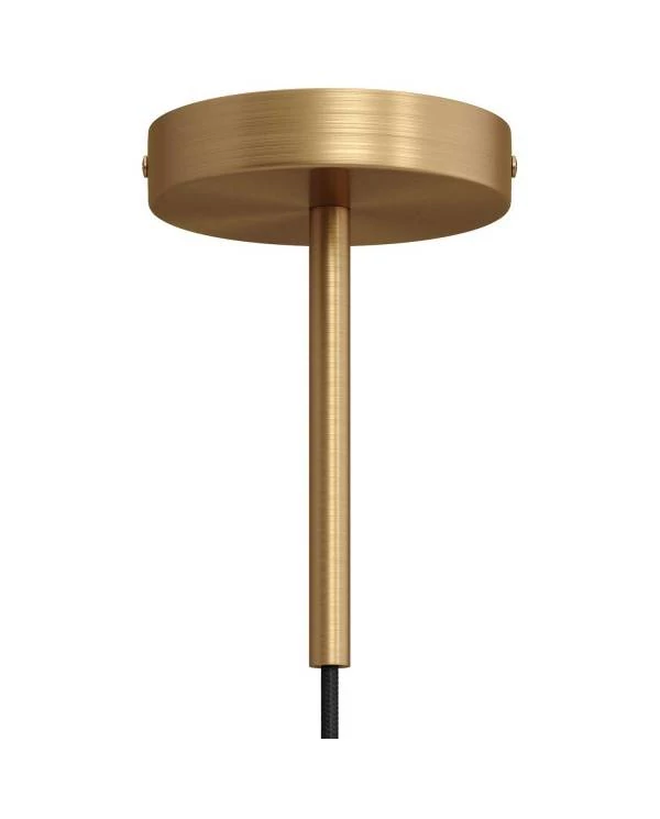 Kit rosetón cilíndrico de metal con prensaestopa de 15cm