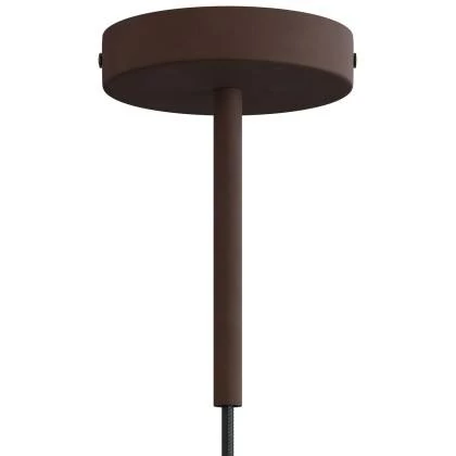 Kit rosetón cilíndrico de metal con prensaestopa de 15cm