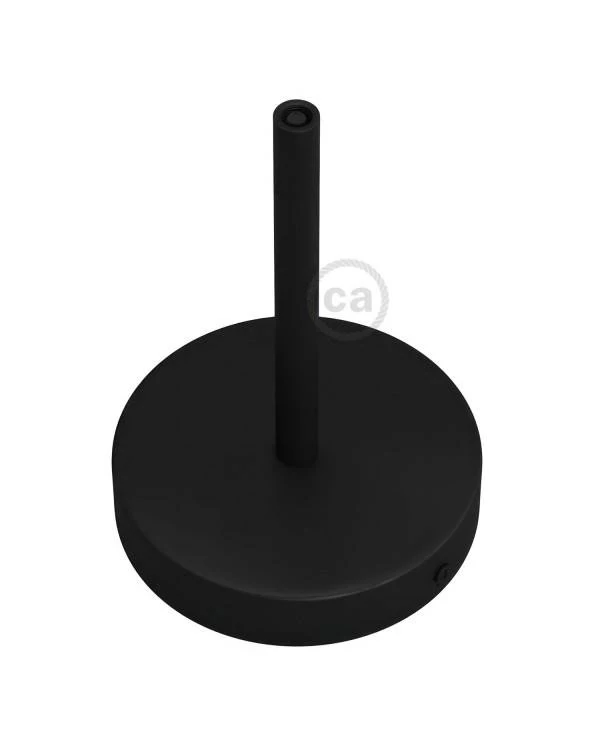 Kit rosetón cilíndrico de metal con prensaestopa de 15cm