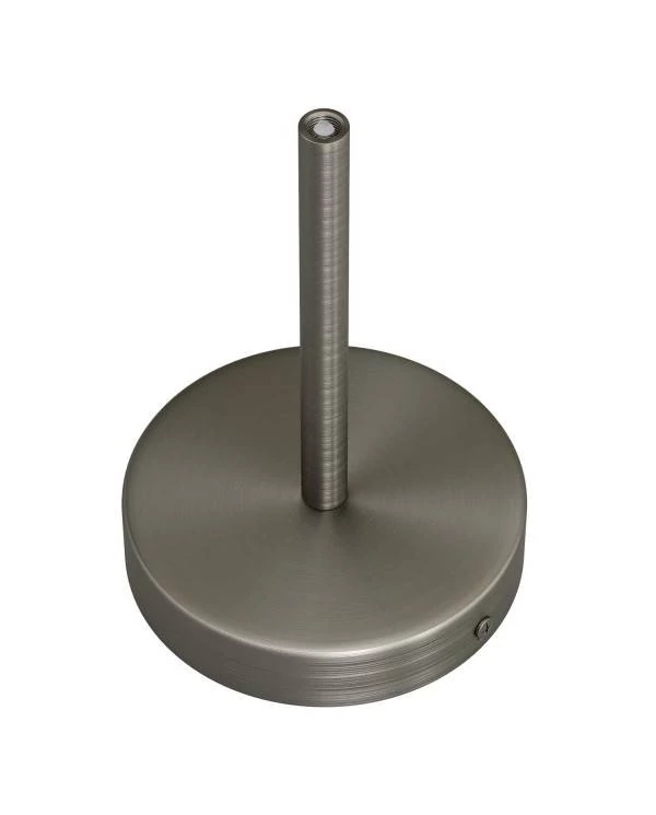 Kit rosetón cilíndrico de metal con prensaestopa de 15cm