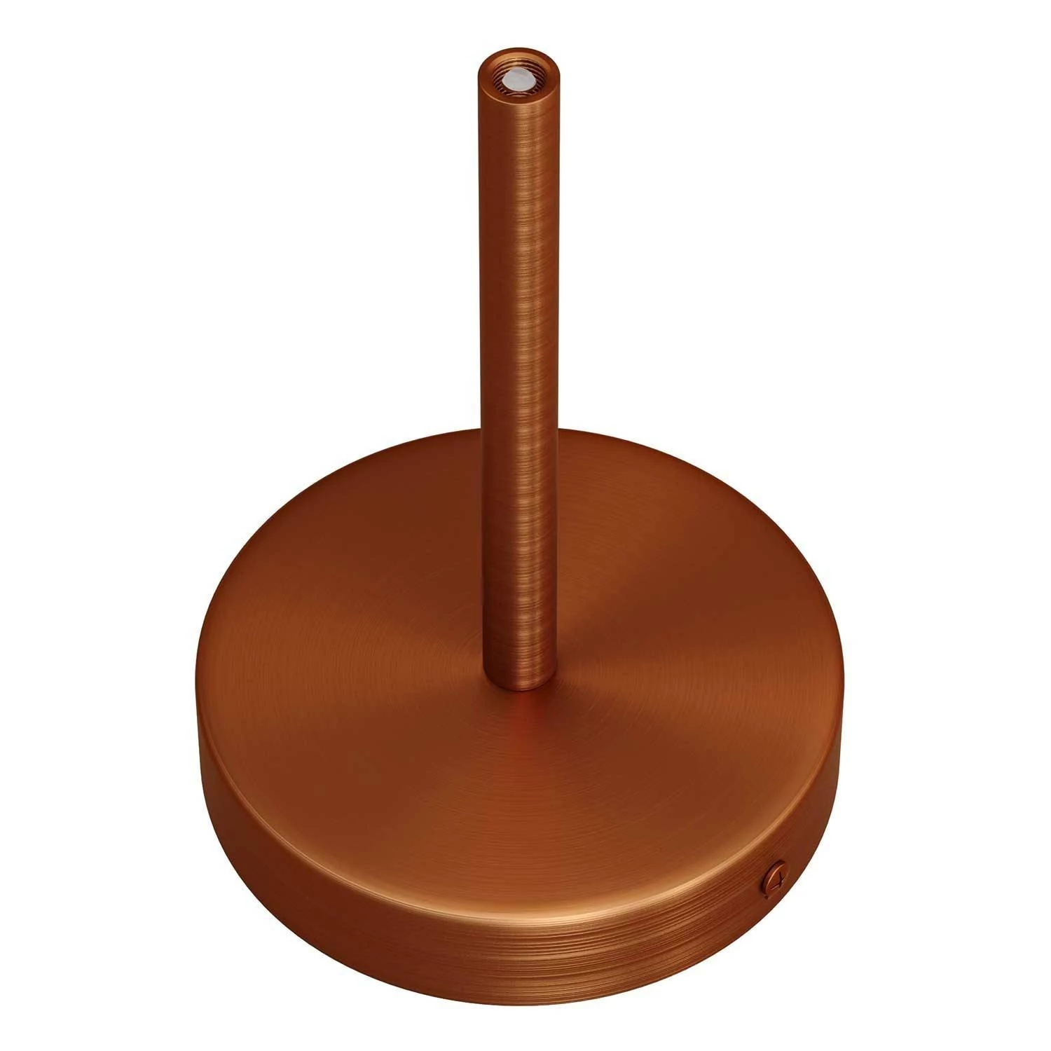Kit rosetón cilíndrico de metal con prensaestopa de 15cm