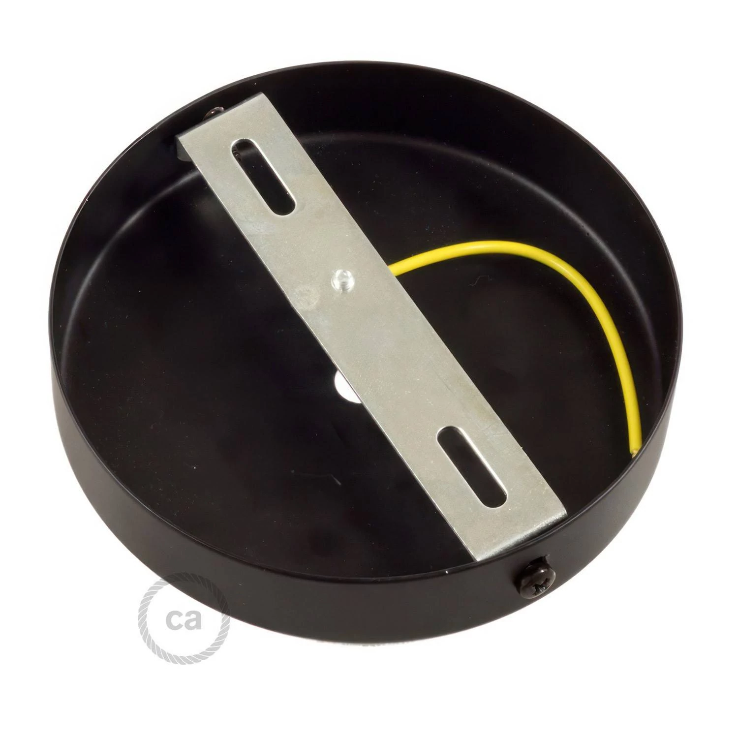 Kit rosetón cilíndrico de metal con prensaestopa de 15cm
