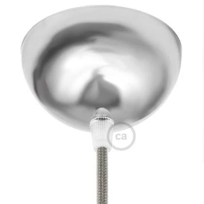 Kit rosetón semiesférico de metal pintado