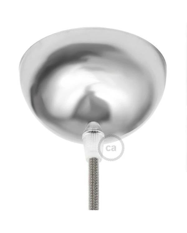 Kit rosetón semiesférico de metal pintado