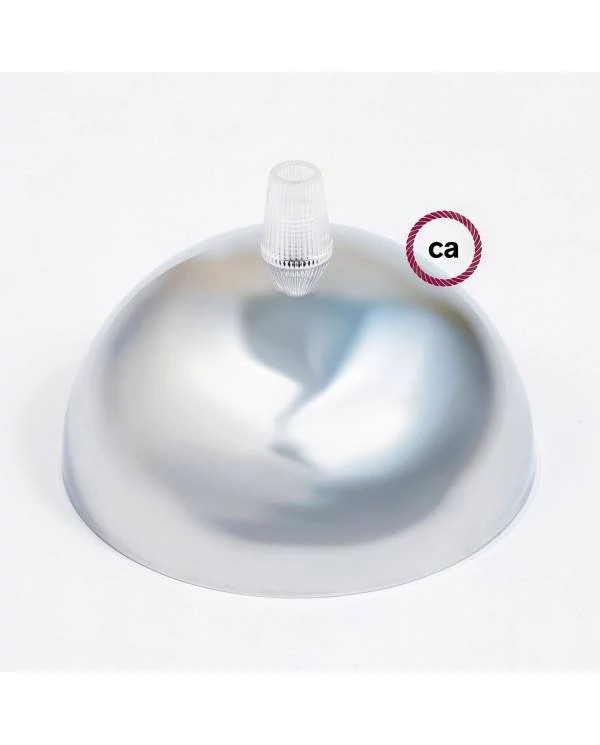 Kit rosetón semiesférico de metal pintado