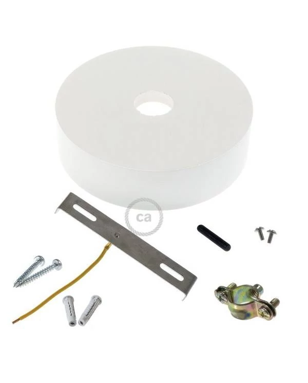 Kit rosetón de madera para cable 2XL