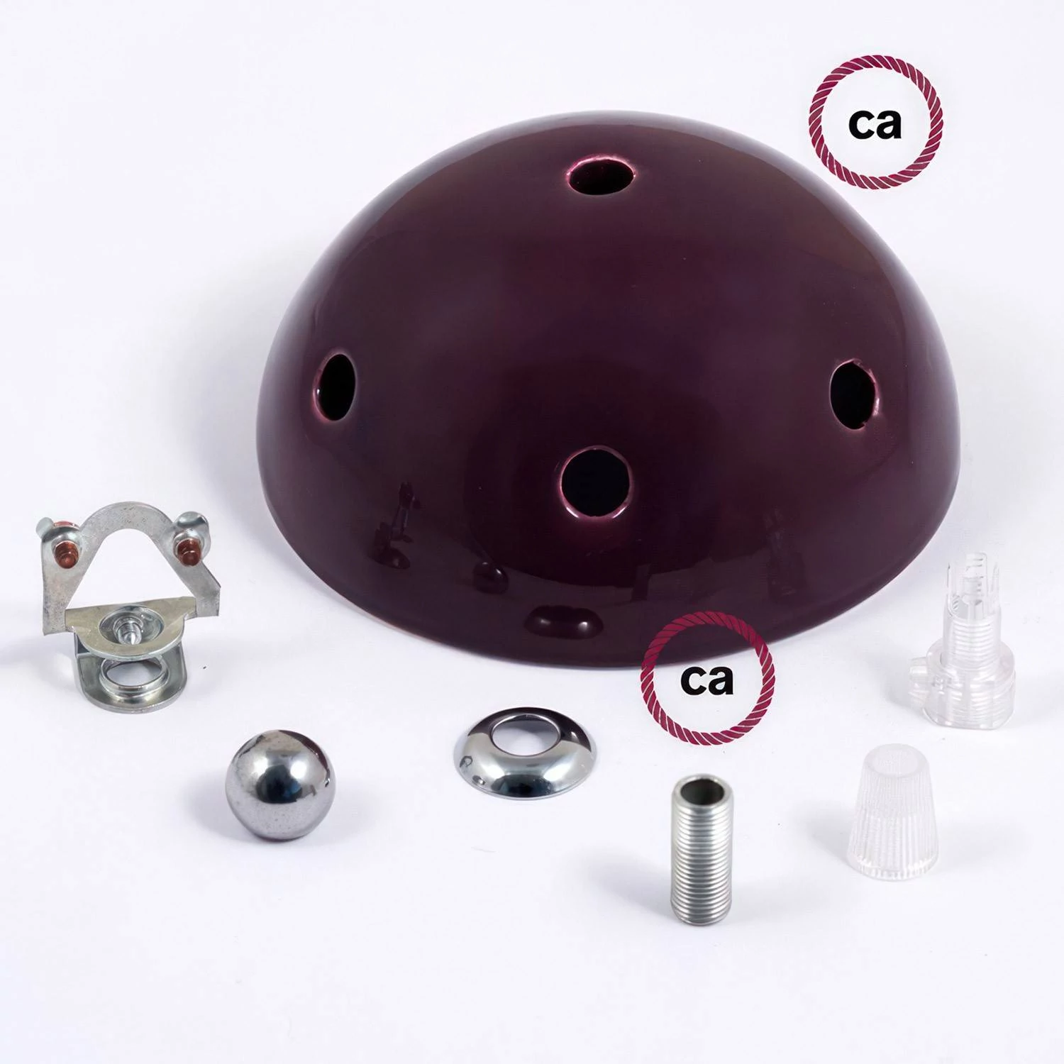 Kit rosetón cerámica con 7 agujeros