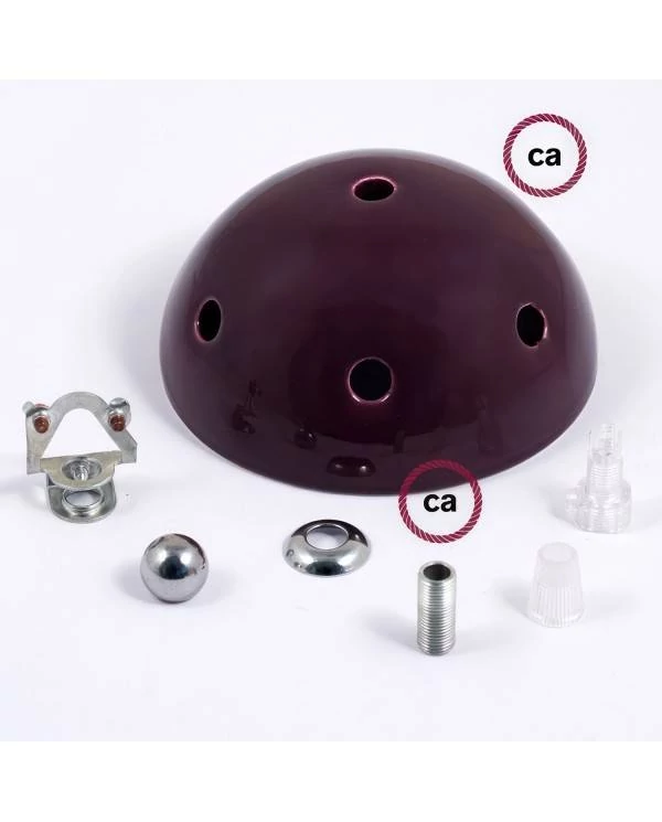 Kit rosetón cerámica con 7 agujeros