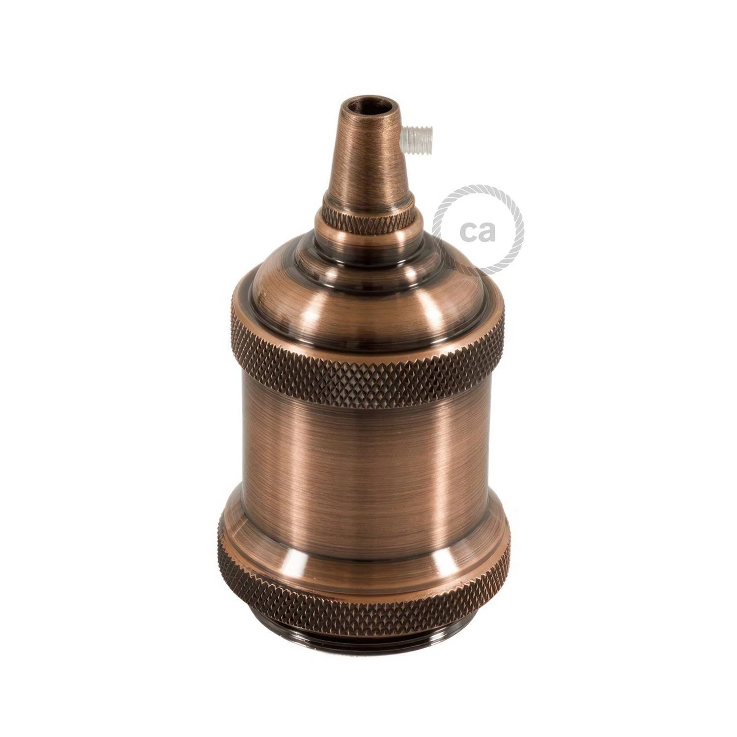Kit portalámparas Vintage de aluminio E27