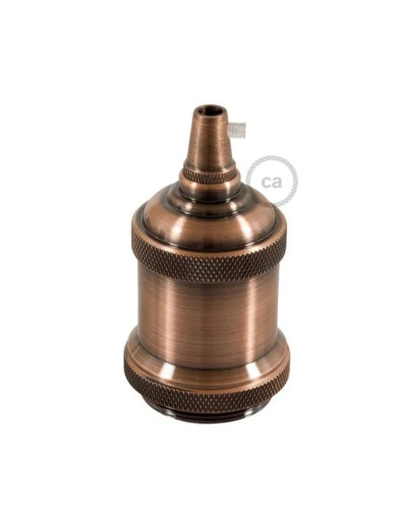 Kit portalámparas Vintage de aluminio E27