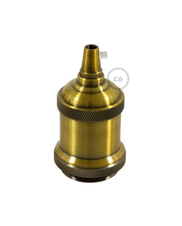 Kit portalámparas Vintage de aluminio E27