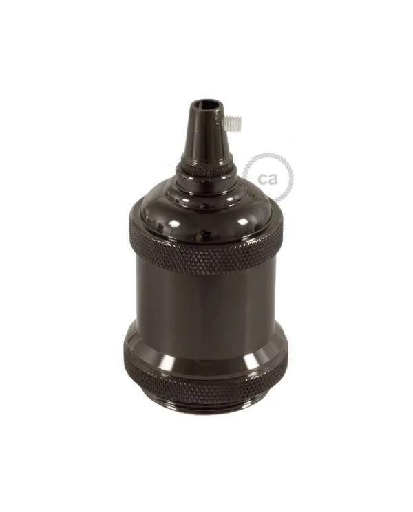 Kit portalámparas Vintage de aluminio E27