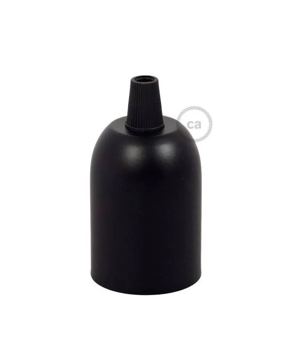 Kit portalámparas semiesférico de metal E27