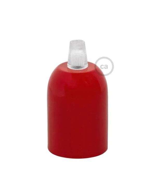 Kit portalámparas semiesférico de metal E27