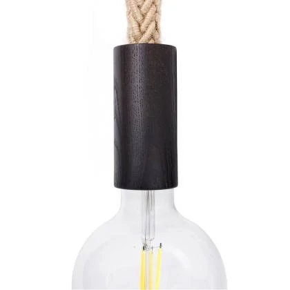Kit portalámparas de madera E27 para cable 2XL