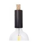Kit portalámparas de madera E27 para cable 2XL