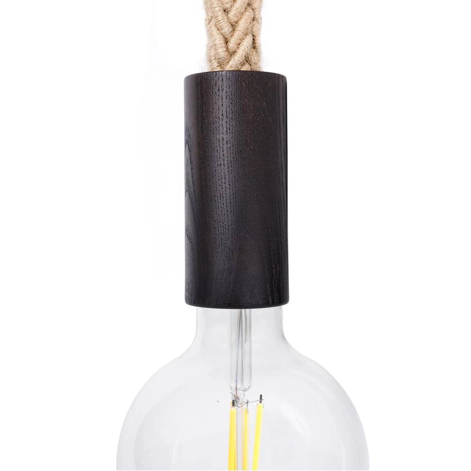Kit portalámparas de madera E27 para cable 2XL