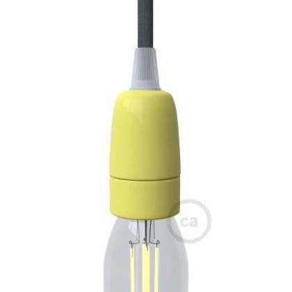 Kit portalámparas de porcelana E14
